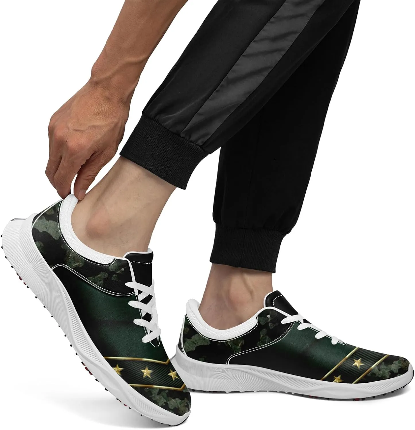 Camouflage Running Shoes Tennis Shoes Slip On Fashion Sneaker Breathable Lightweight Athletic Walking Shoes