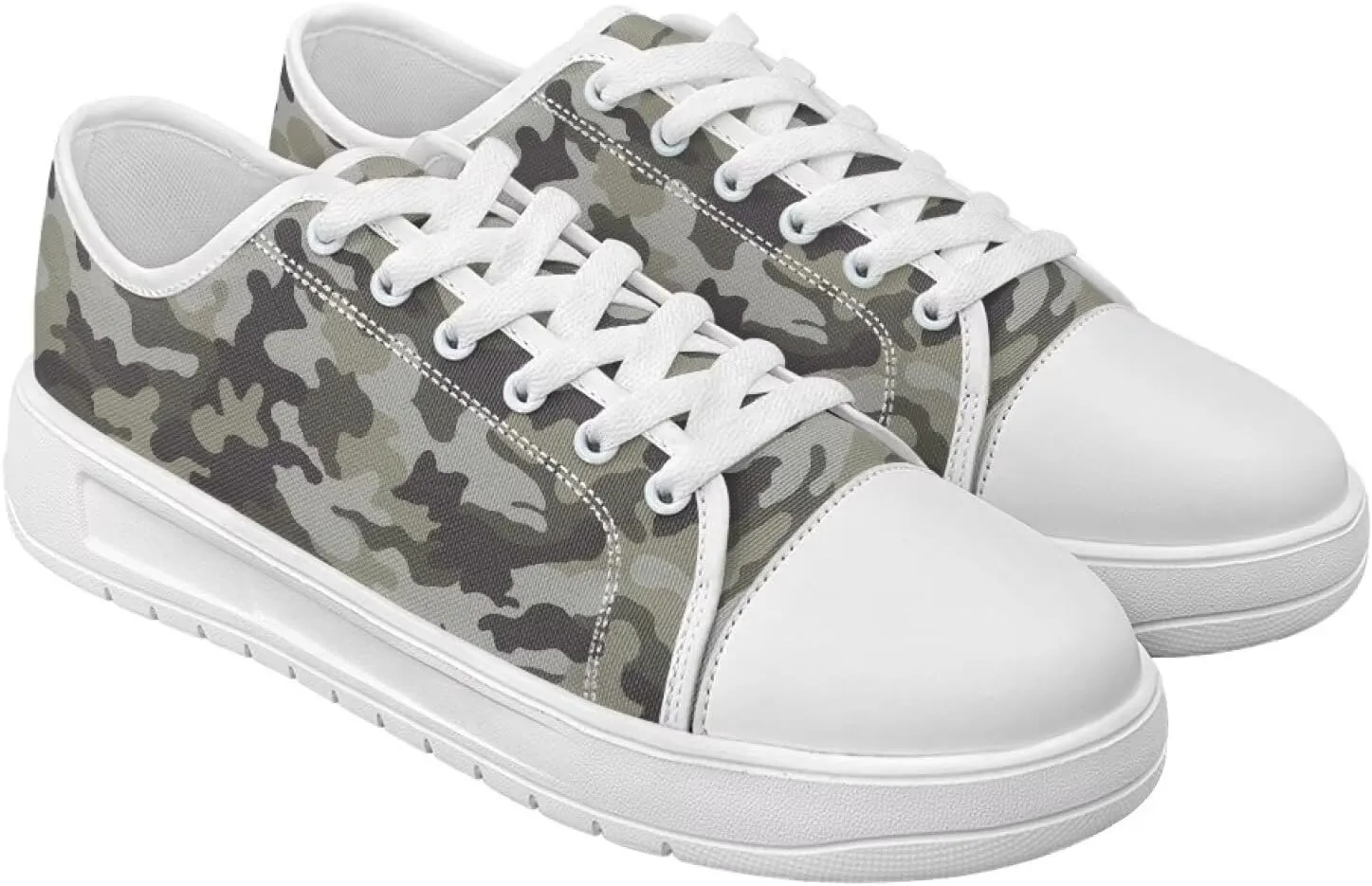 Canvas Shoes for Women Classic Mesh Breathable Lightweight Non-Slip Sneakers Slip On Tennis Walking Shoes US 5.5-13.5