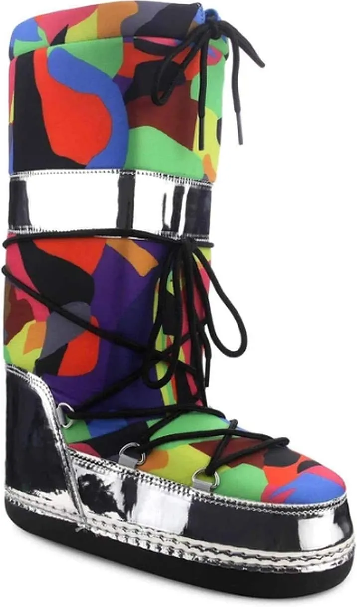 Cape Robbin Puffy Lace Up Mid Calf Cozy Winter Boots