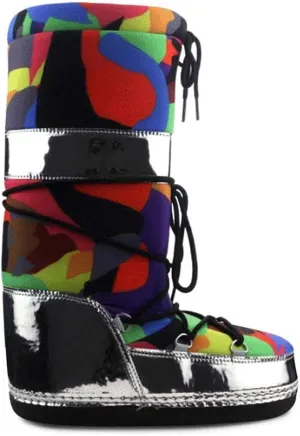 Cape Robbin Puffy Lace Up Mid Calf Cozy Winter Boots
