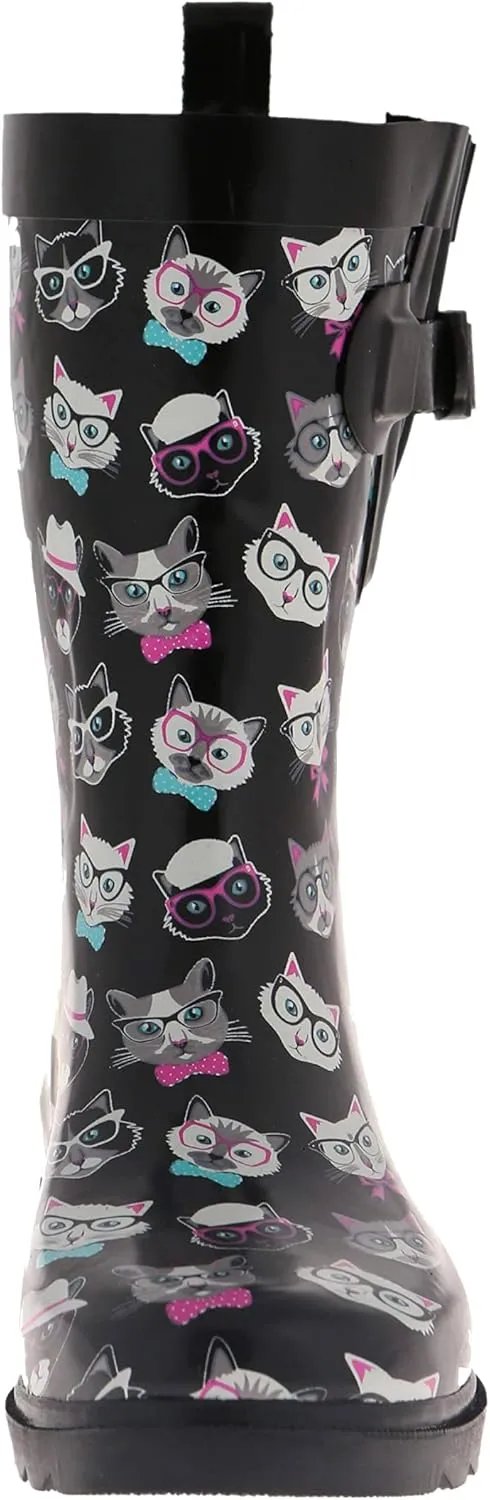 Capelli New York Ladies Mid-Calf Rubber Rain Boots