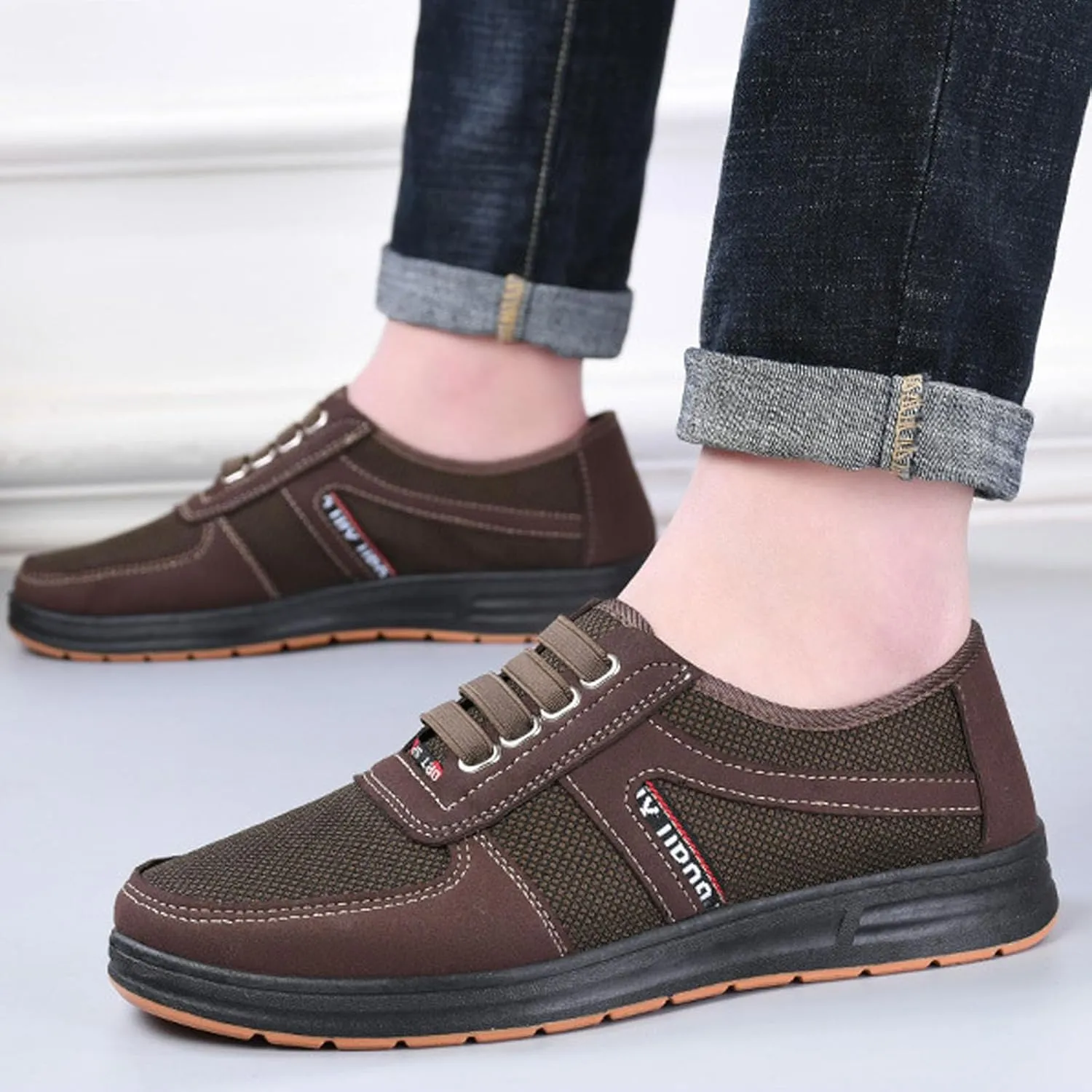 Casual Loafers - Slip-On, Anti-Slip, Retro, Durable, Comfortable for Walking & Outdoor