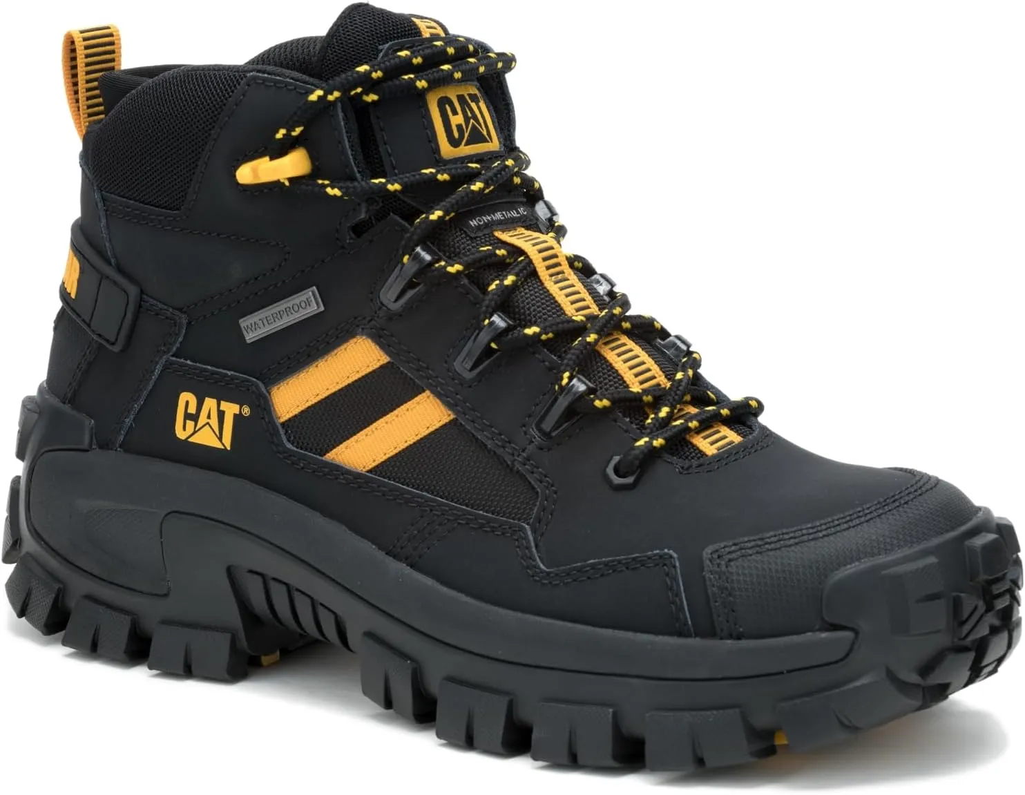CAT Men's Invader Mid Vent Waterproof Non Metallic Composite Toe Ankle Boot
