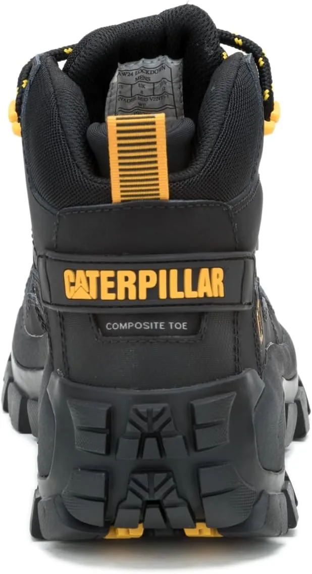 CAT Men's Invader Mid Vent Waterproof Non Metallic Composite Toe Ankle Boot