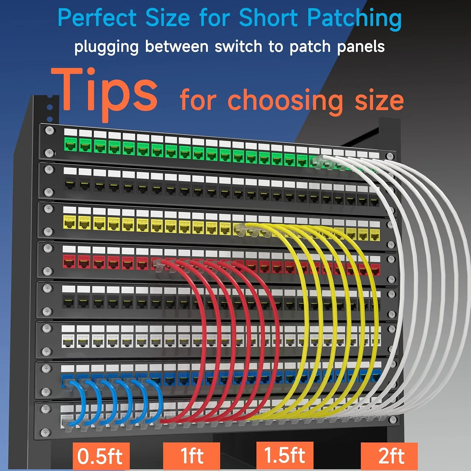 Cat6a Slim Ethernet Patch Cable 3 ft (24 Pack), Cat6a for Data Centers & Home/Enterprise Networks - Black