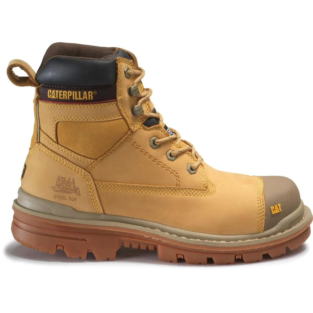 Caterpillar Gravel 6" Safety Boot Honey