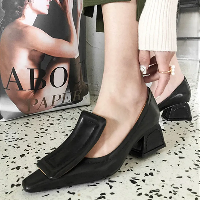 Chic Comfy Slip on Heels
