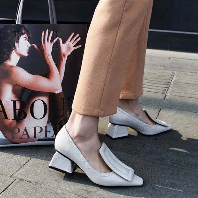 Chic Comfy Slip on Heels