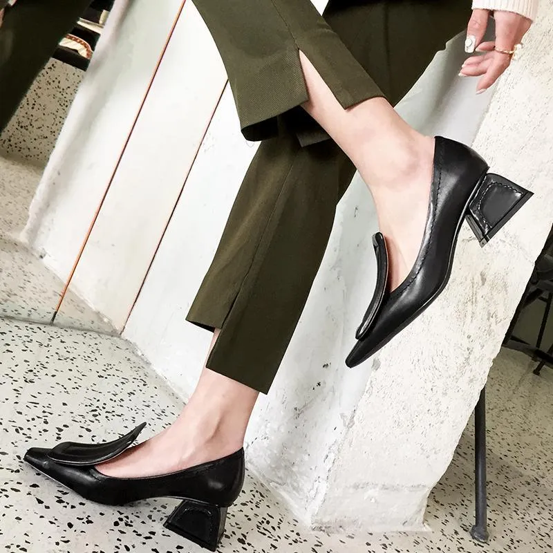 Chic Comfy Slip on Heels
