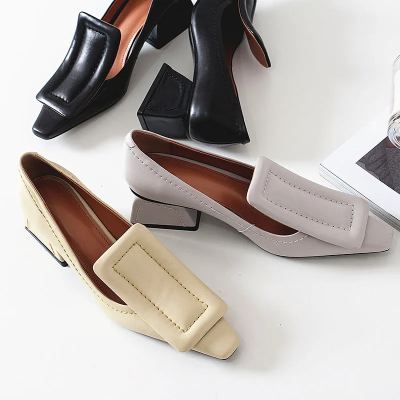 Chic Comfy Slip on Heels