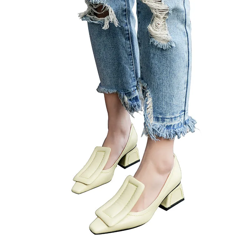 Chic Comfy Slip on Heels