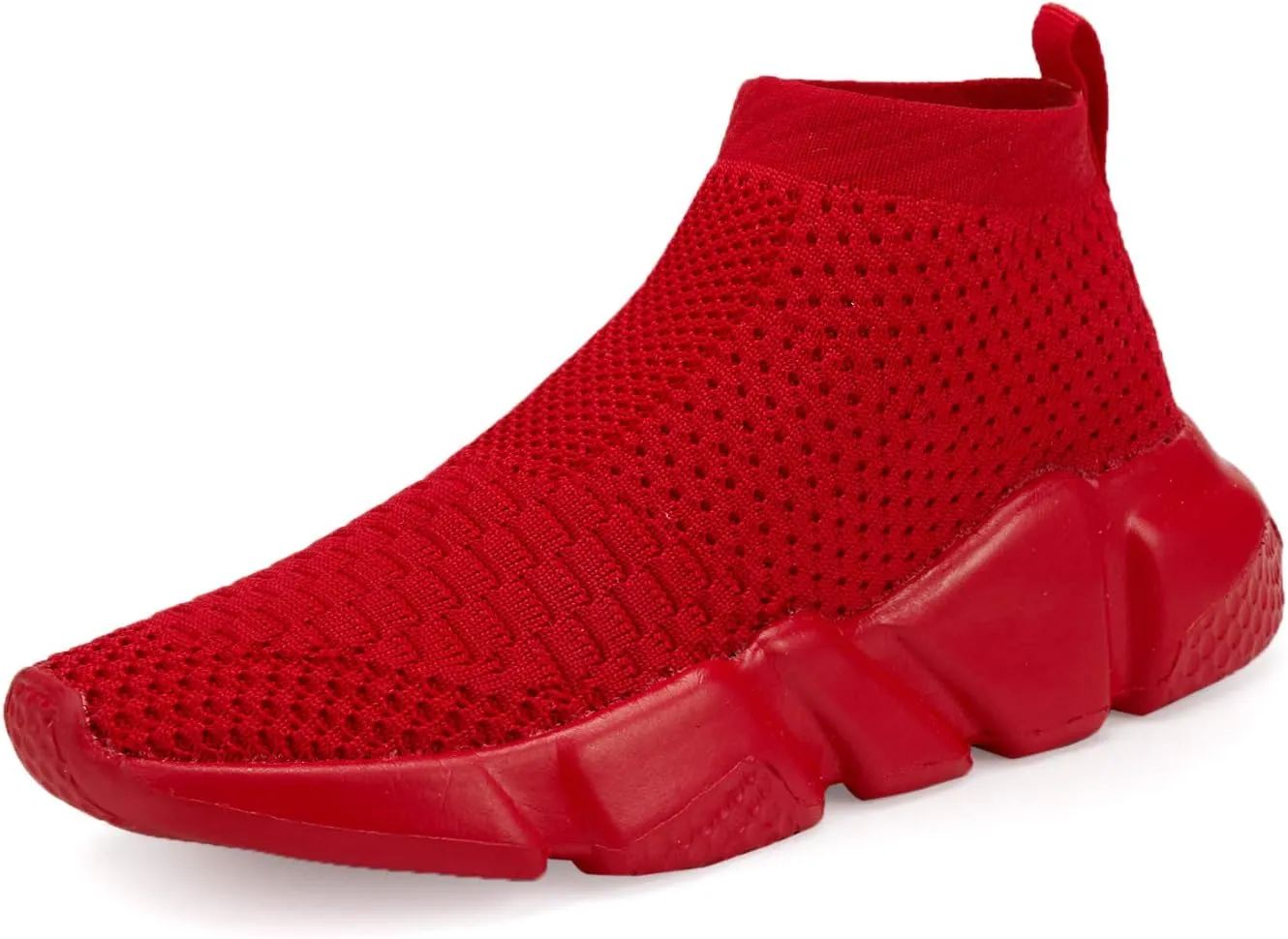 CHUI Boys Girls Breathable Sneakers Mesh Lightweight Easy Walk Casual Slip-On Athletic Running Walking Shoes