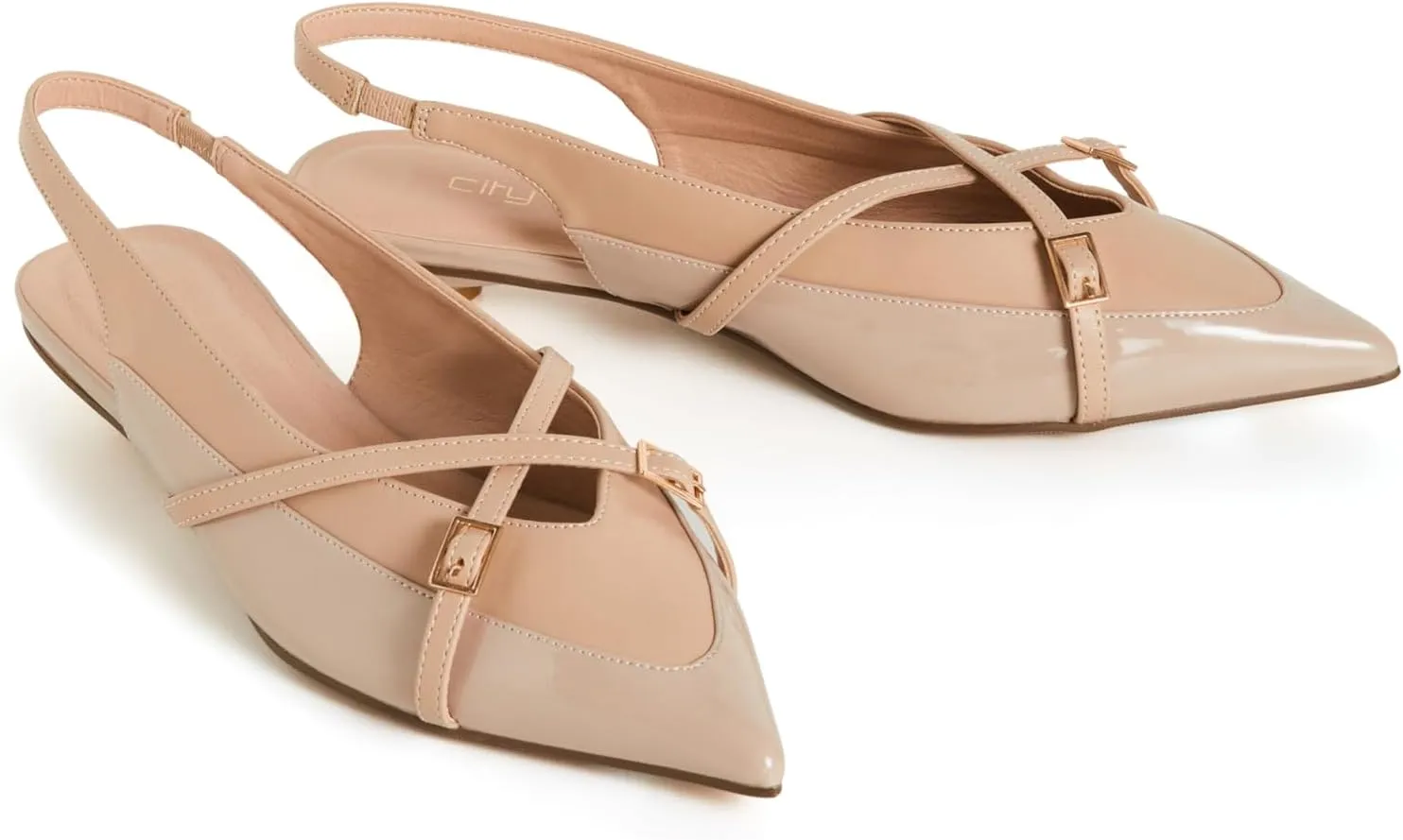 City Chic Fashion Wide Fit Slide Sandals-Miami