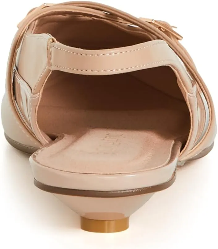 City Chic Fashion Wide Fit Slide Sandals-Miami