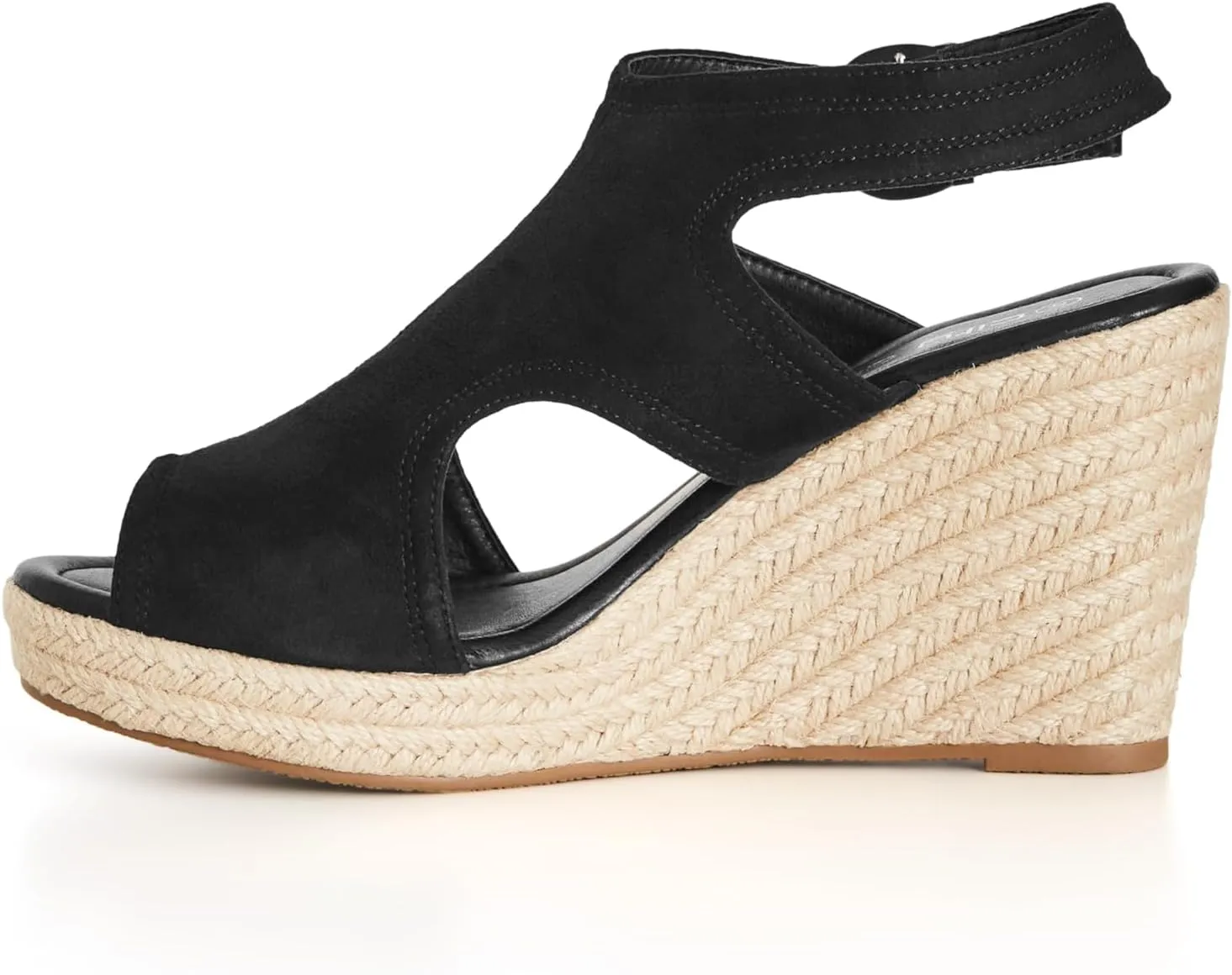 CITY CHIC Women's Wide Fit Mystic Wedge Sandal