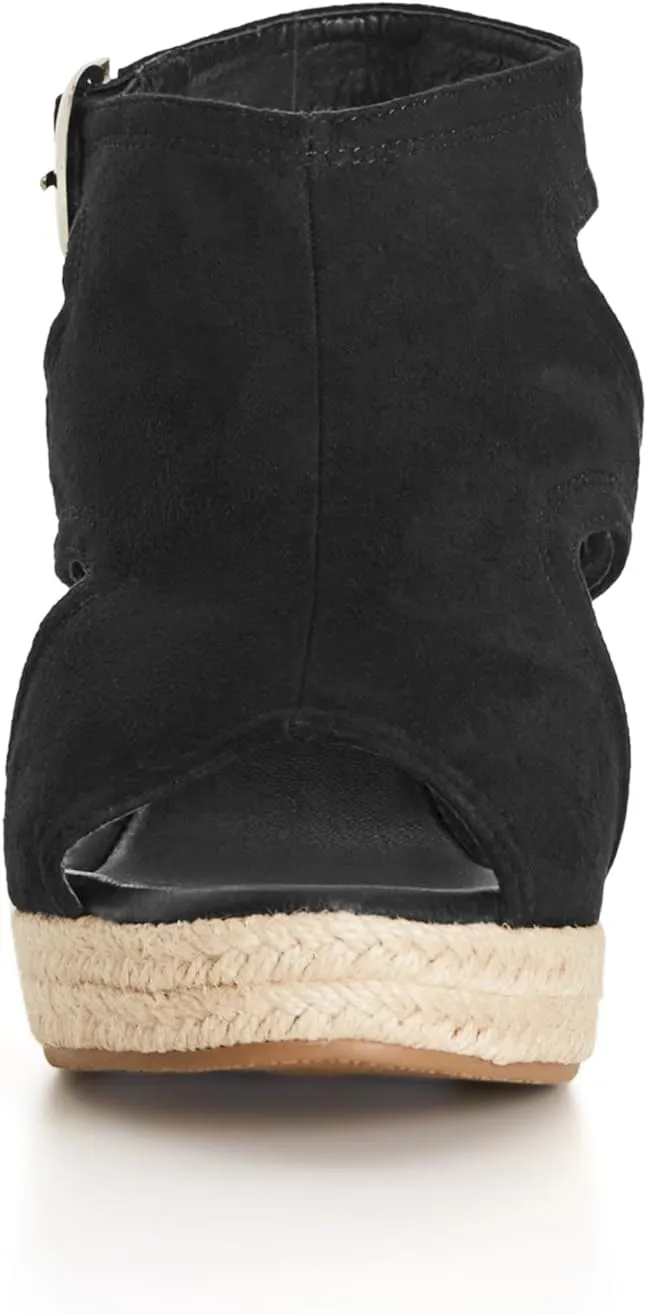 CITY CHIC Women's Wide Fit Mystic Wedge Sandal