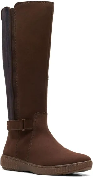 Clarks Caroline Style Dark Brown Suede 6.5 B (M)