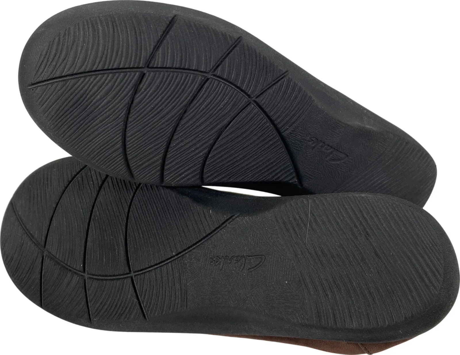 Clarks Cloud Steppers Women’s Brown Slip On Soft Cushion Walking Loafers - 7