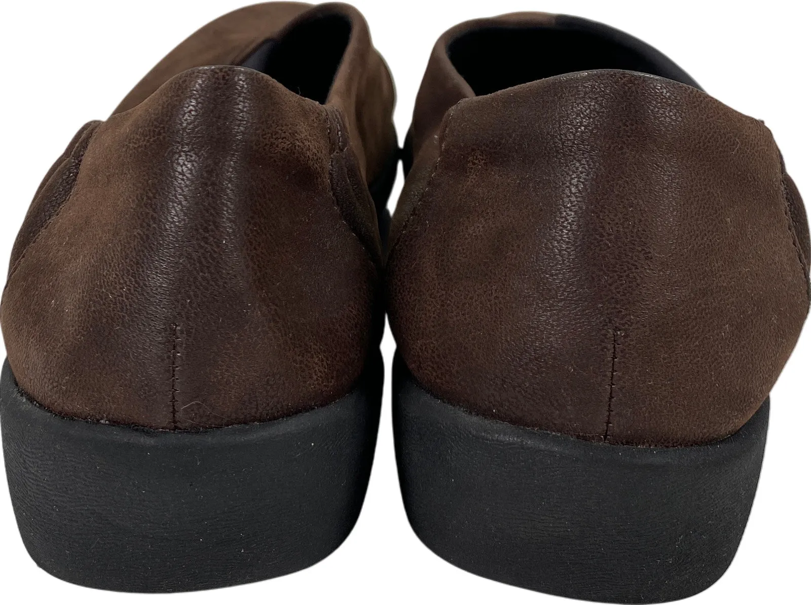 Clarks Cloud Steppers Women’s Brown Slip On Soft Cushion Walking Loafers - 7