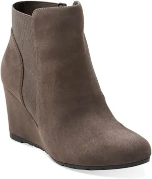 Clarks Rosepoint Bell Womens Grey Suede Boot 5.5-Medium