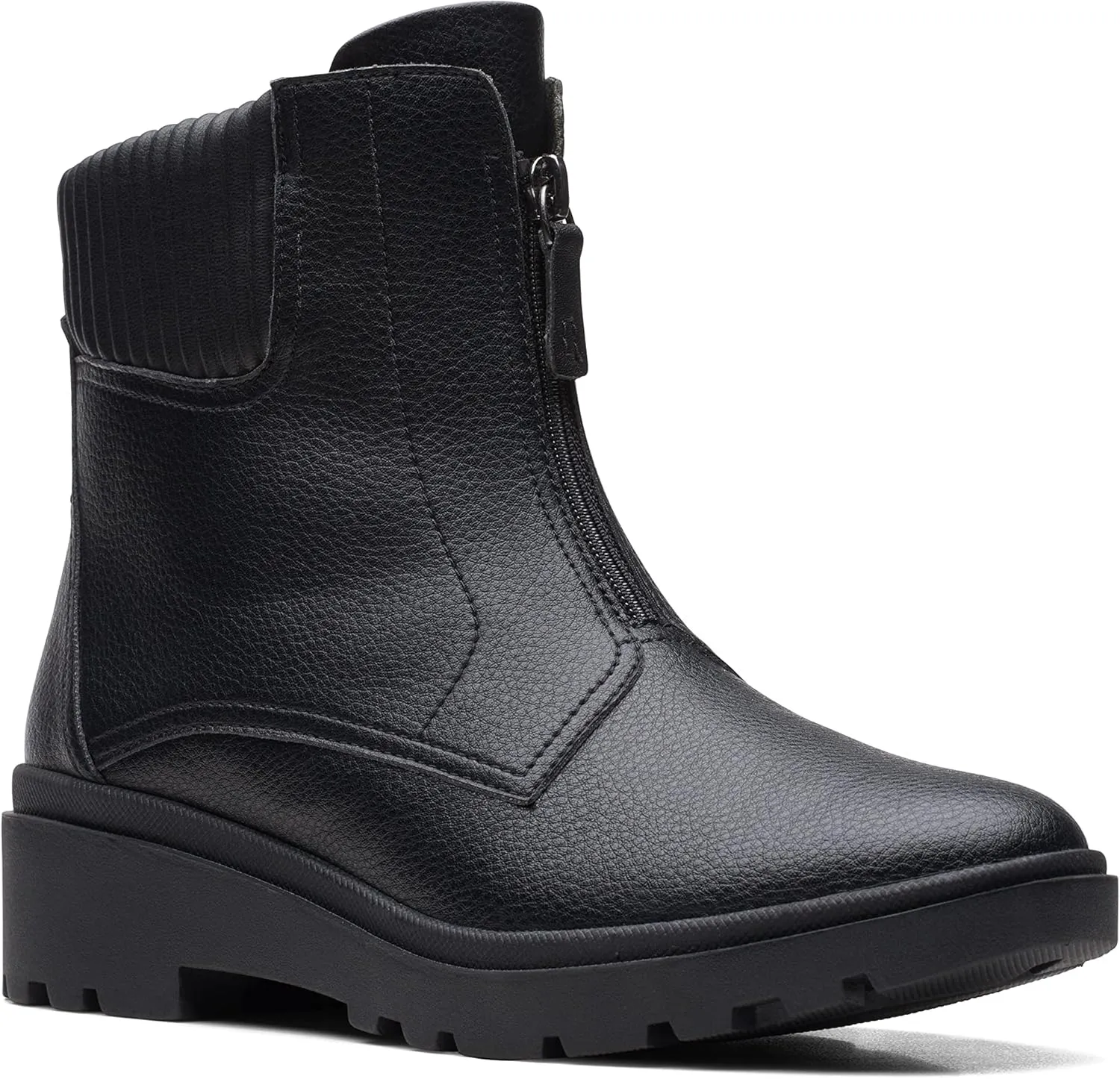 Clarks Women's Calla Zip Mid Calf Boot