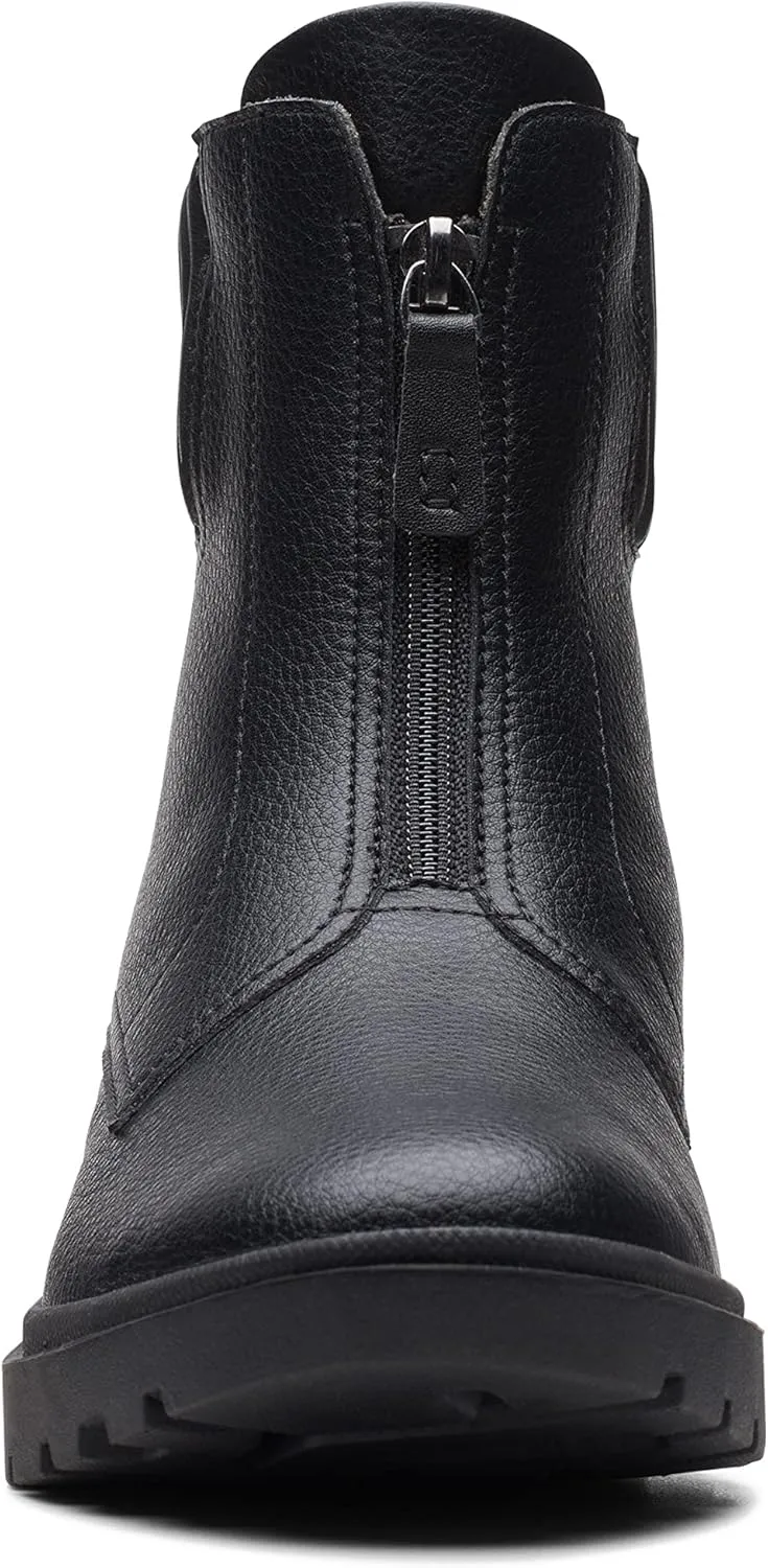 Clarks Women's Calla Zip Mid Calf Boot