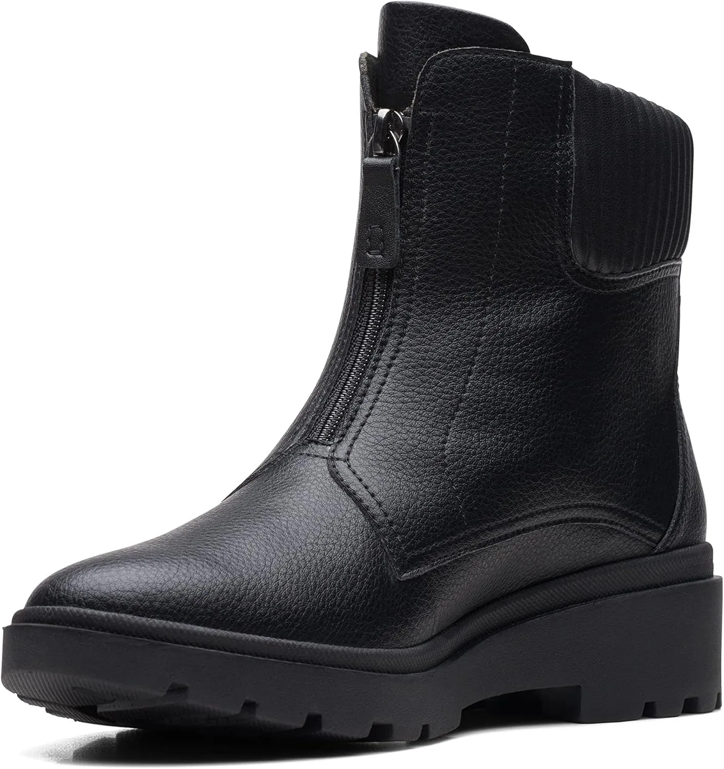 Clarks Women's Calla Zip Mid Calf Boot