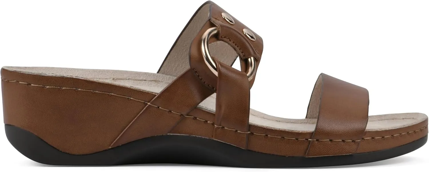 CLIFFS BY WHITE MOUNTAIN Women's Colletta Wedge Sandal