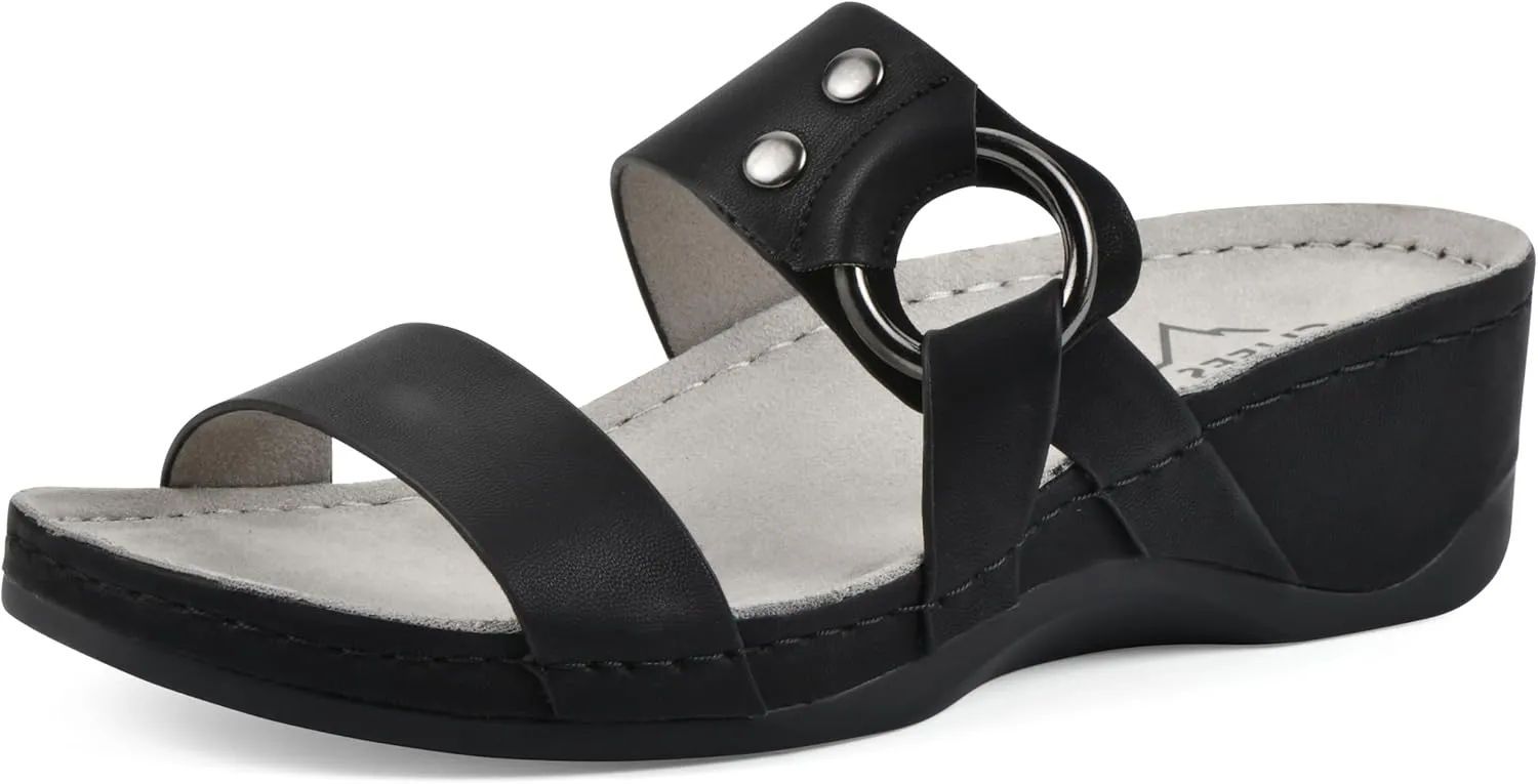 CLIFFS BY WHITE MOUNTAIN Women's Colletta Wedge Sandal