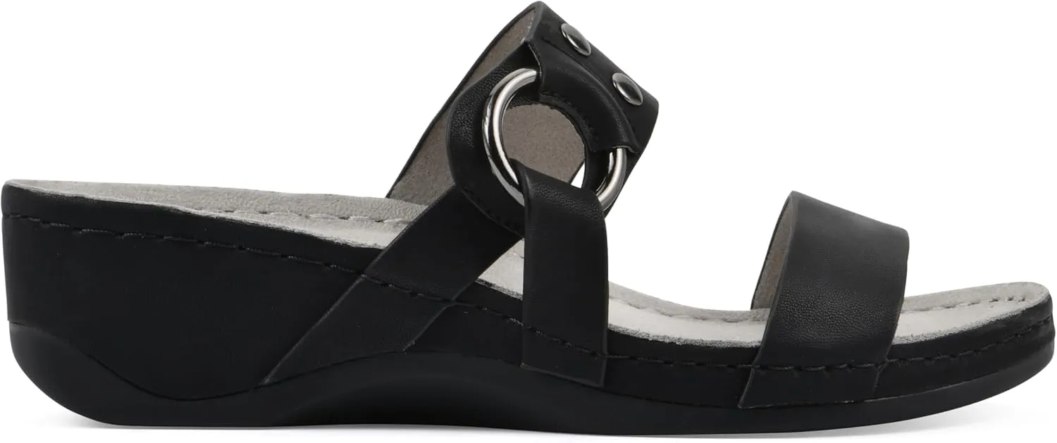 CLIFFS BY WHITE MOUNTAIN Women's Colletta Wedge Sandal
