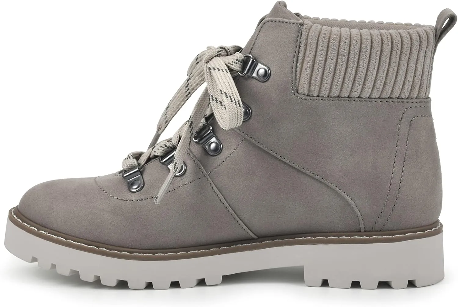 CLIFFS BY WHITE MOUNTAIN Women's Connie Cushioned Lace-Up City Hiker Ankle Boot