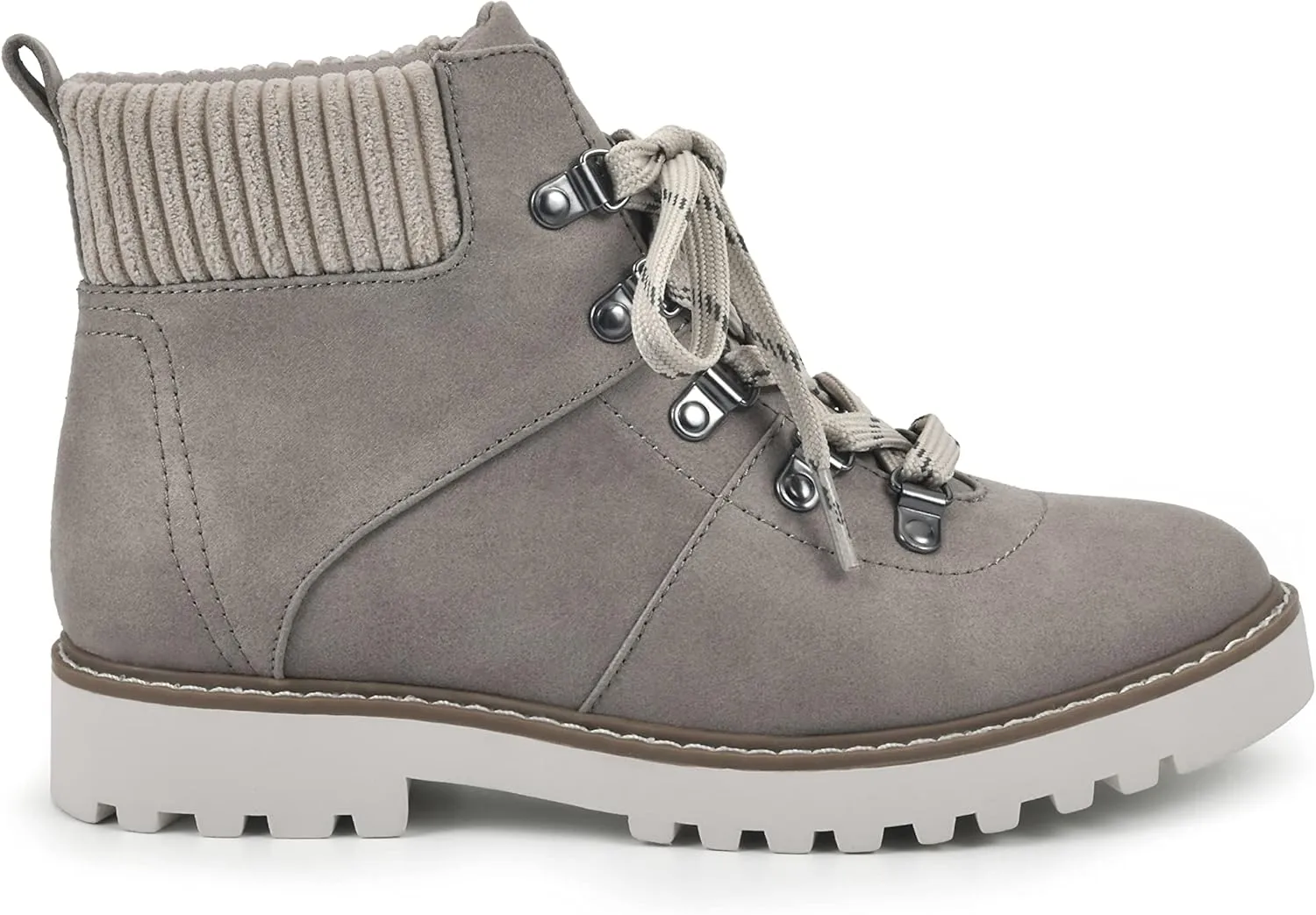 CLIFFS BY WHITE MOUNTAIN Women's Connie Cushioned Lace-Up City Hiker Ankle Boot
