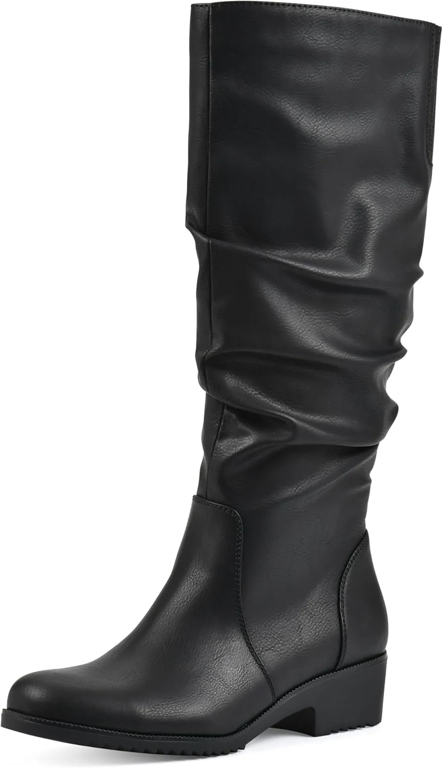 CLIFFS BY WHITE MOUNTAIN Women's Duration Cushioned Block Heeled Tall Boot