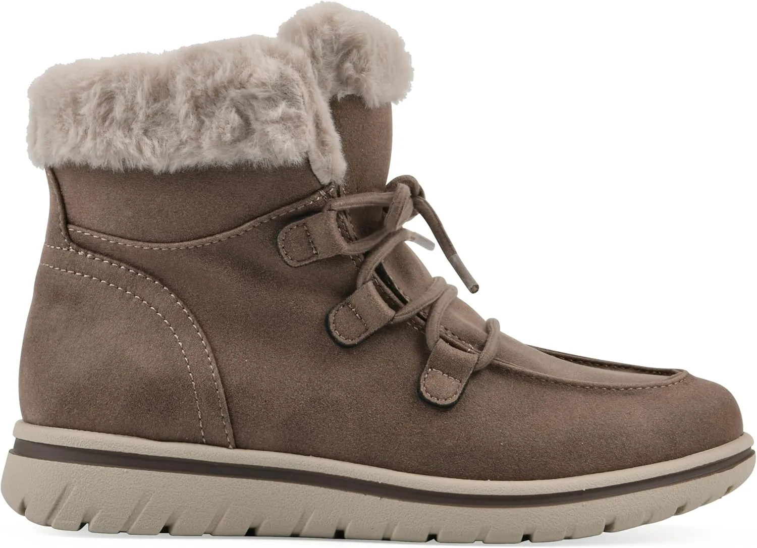 CLIFFS BY WHITE MOUNTAIN Women's Harrison Cushioned Lace-Up Ankle Bootie