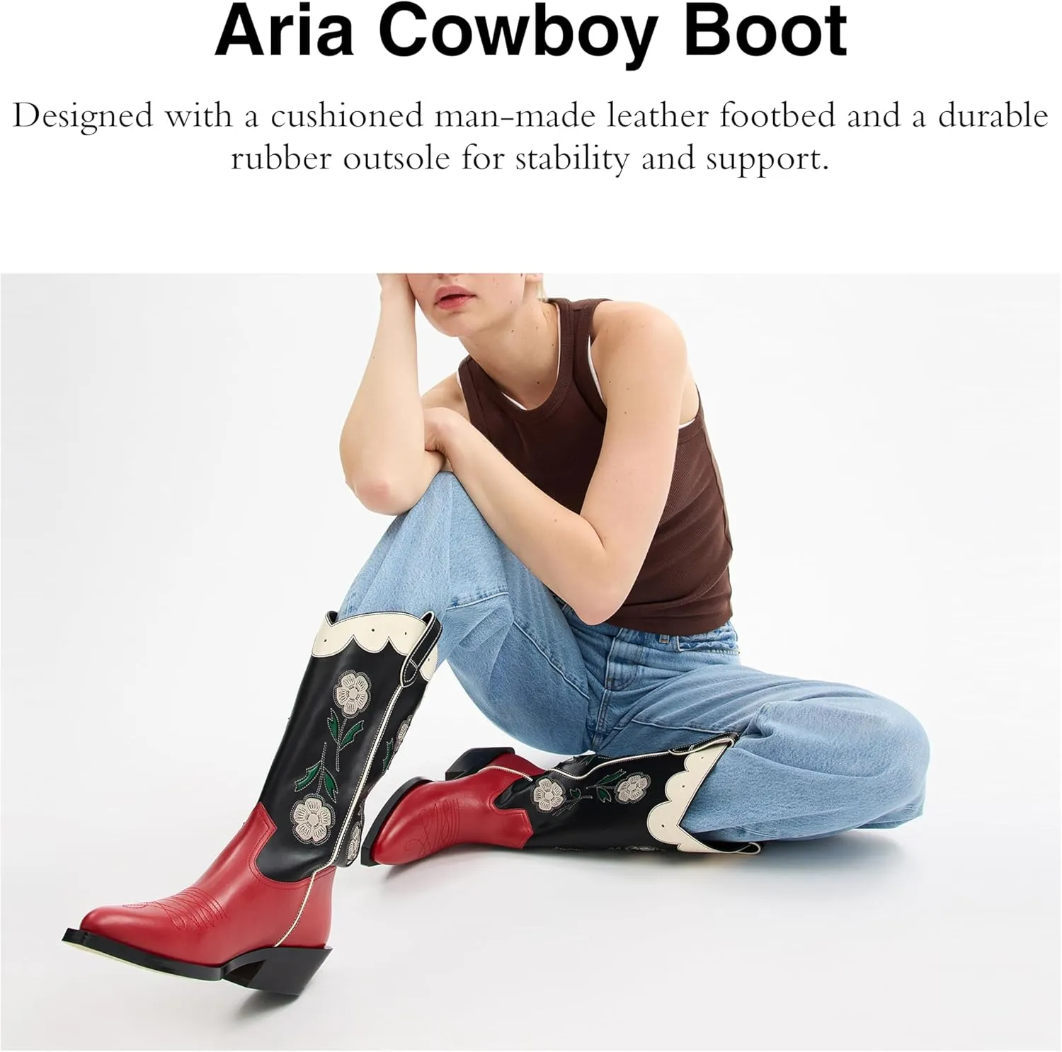 Coach Women's Aria Tall Cowboy Boot Fashion
