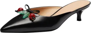 Coach Women's Runway Mule with Cherries Ballet Flat