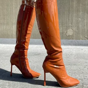 “COGNAC” Patent Boot