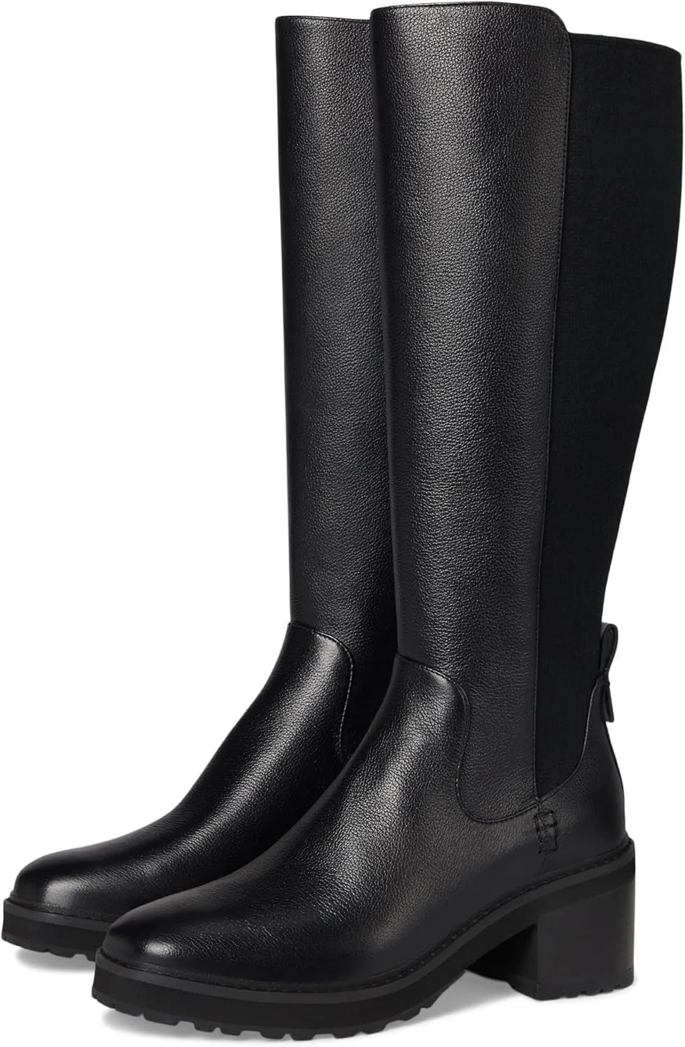 Cole Haan Women's Gema Tall Lug Boot Extended Calf Equestrian