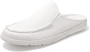 Colgo Womens Mules Shoes, Comfortable Slip on Canvas Shoes for Women