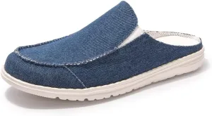 Colgo Womens Mules Shoes, Comfortable Slip on Canvas Shoes for Women