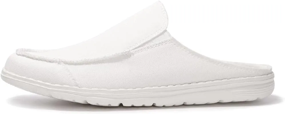 Colgo Womens Mules Shoes, Comfortable Slip on Canvas Shoes for Women
