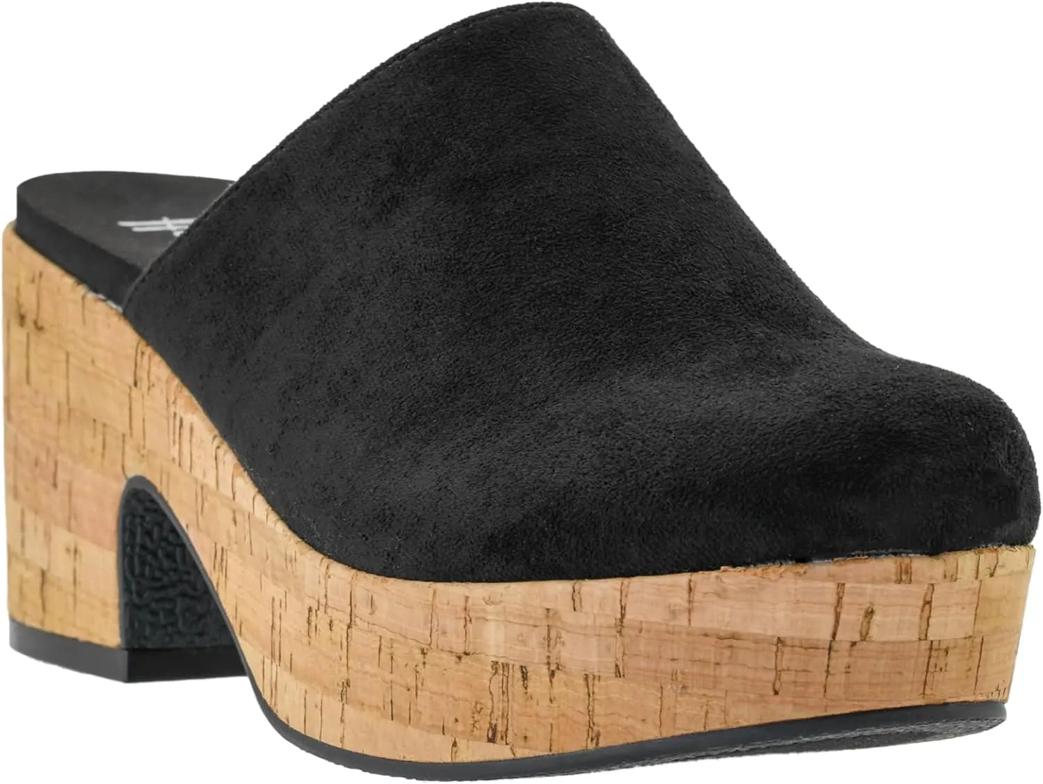 Corkys Footwear Watch Your Back 2.5-Inch Heeled Clogs Black Memory Foam Insoles for All-Day Comfort Closed Toe Design Fall Fashion Essential