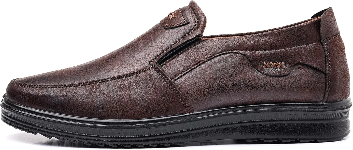 COSIDRAM Mens Loafers Casual Shoes Slip on Comfort Soft Breathable Daily Flats Non Slip Driving Shoes