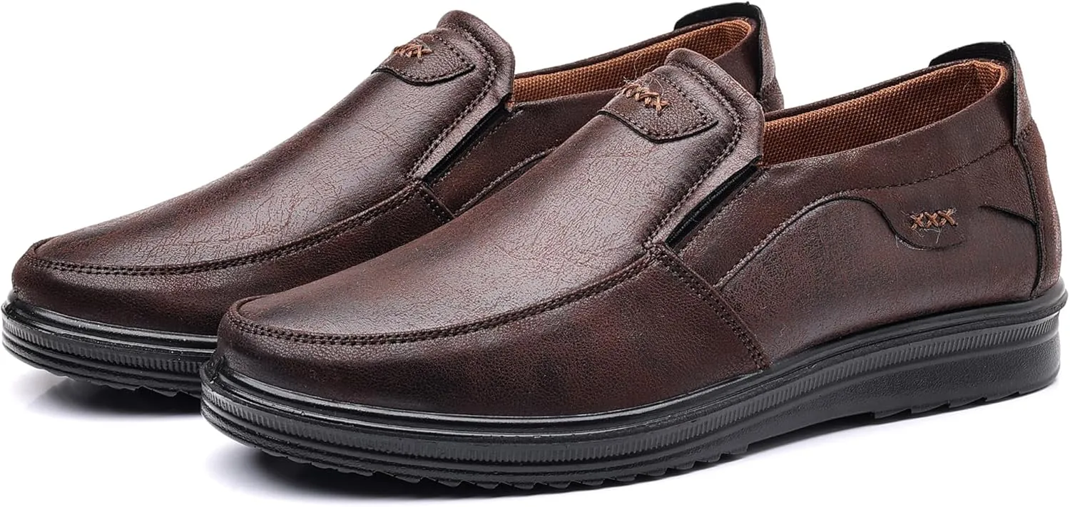 COSIDRAM Mens Loafers Casual Shoes Slip on Comfort Soft Breathable Daily Flats Non Slip Driving Shoes