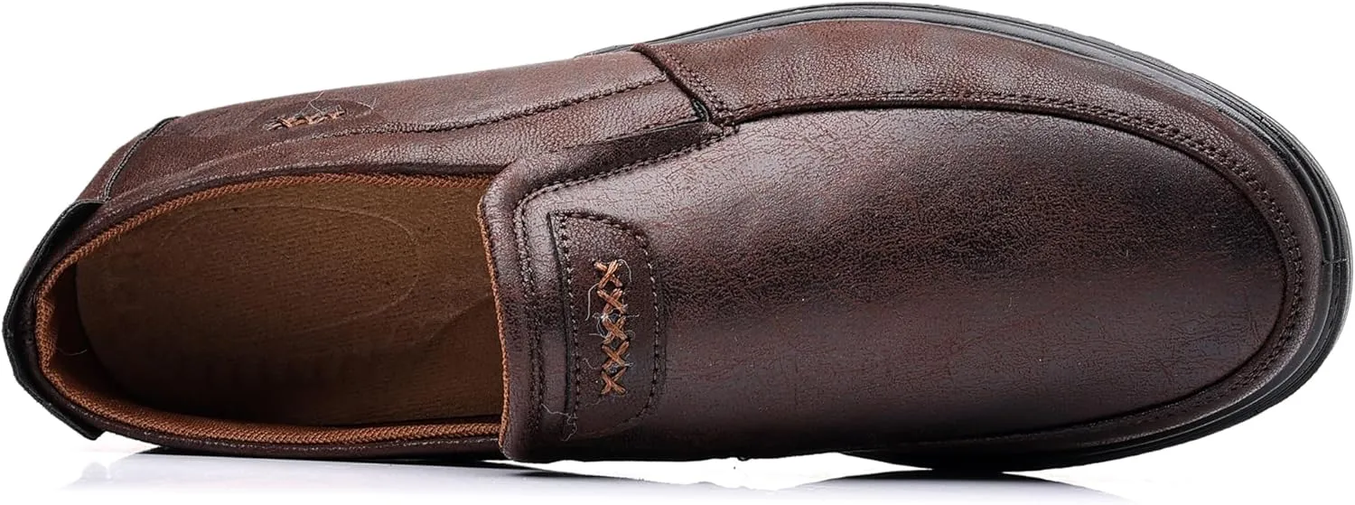 COSIDRAM Mens Loafers Casual Shoes Slip on Comfort Soft Breathable Daily Flats Non Slip Driving Shoes