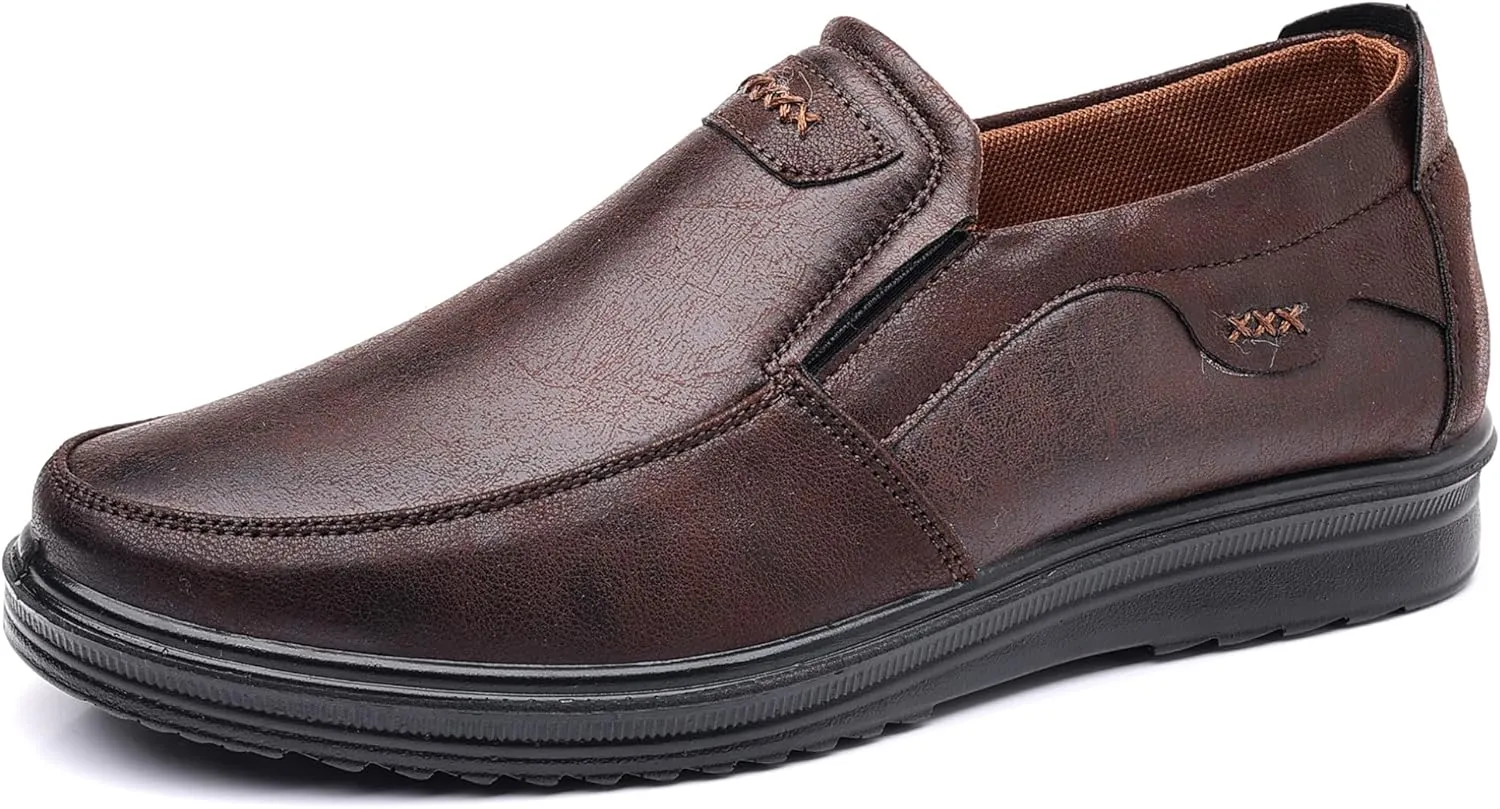 COSIDRAM Mens Loafers Casual Shoes Slip on Comfort Soft Breathable Daily Flats Non Slip Driving Shoes