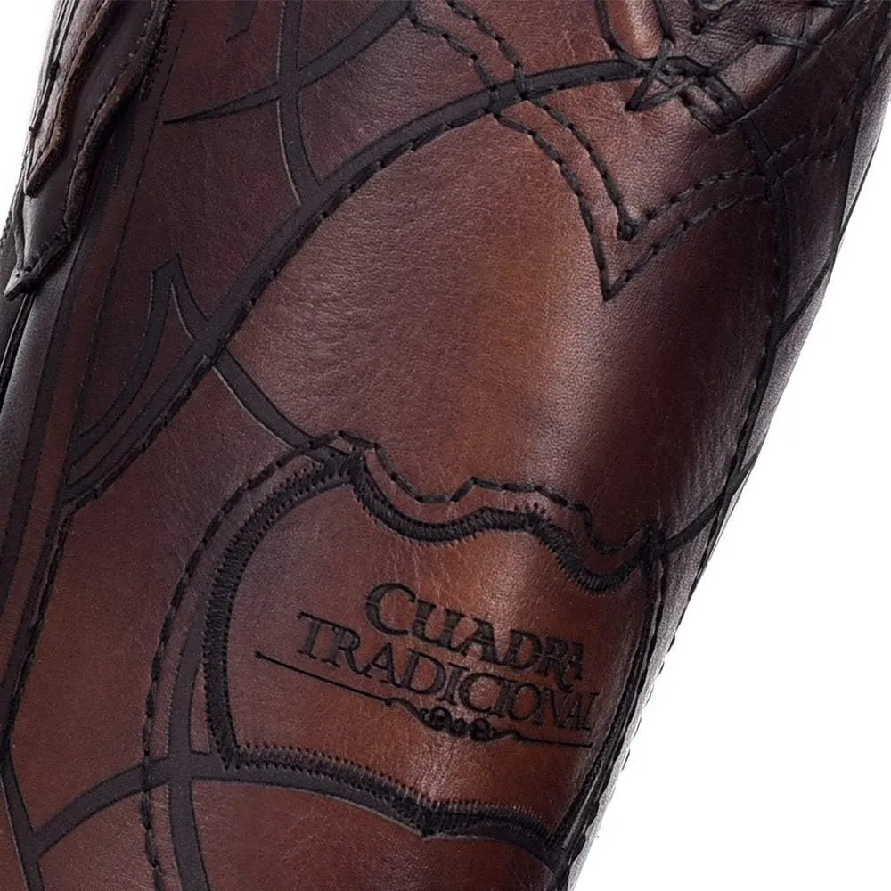 Cuadra Men's Western Boot in Genuine Leather Brown