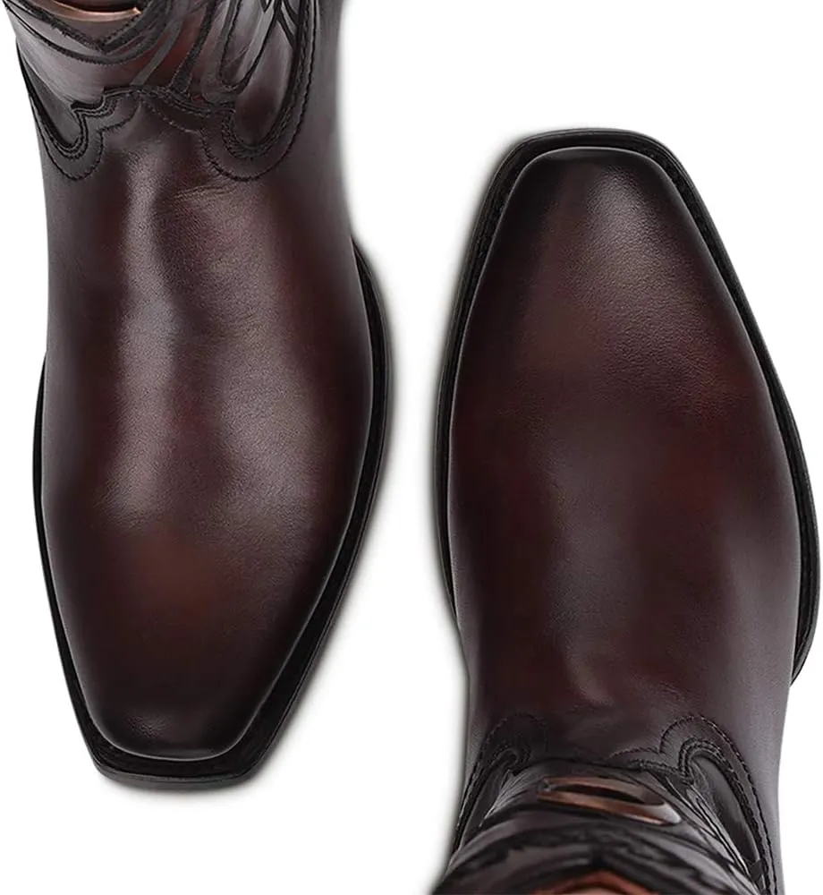 Cuadra Men's Western Boot in Genuine Leather Brown