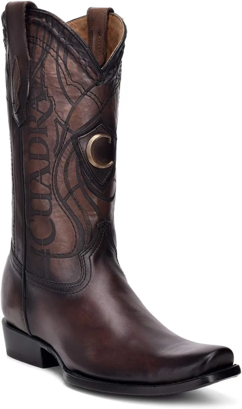 Cuadra Men's Western Boot in Genuine Leather Brown