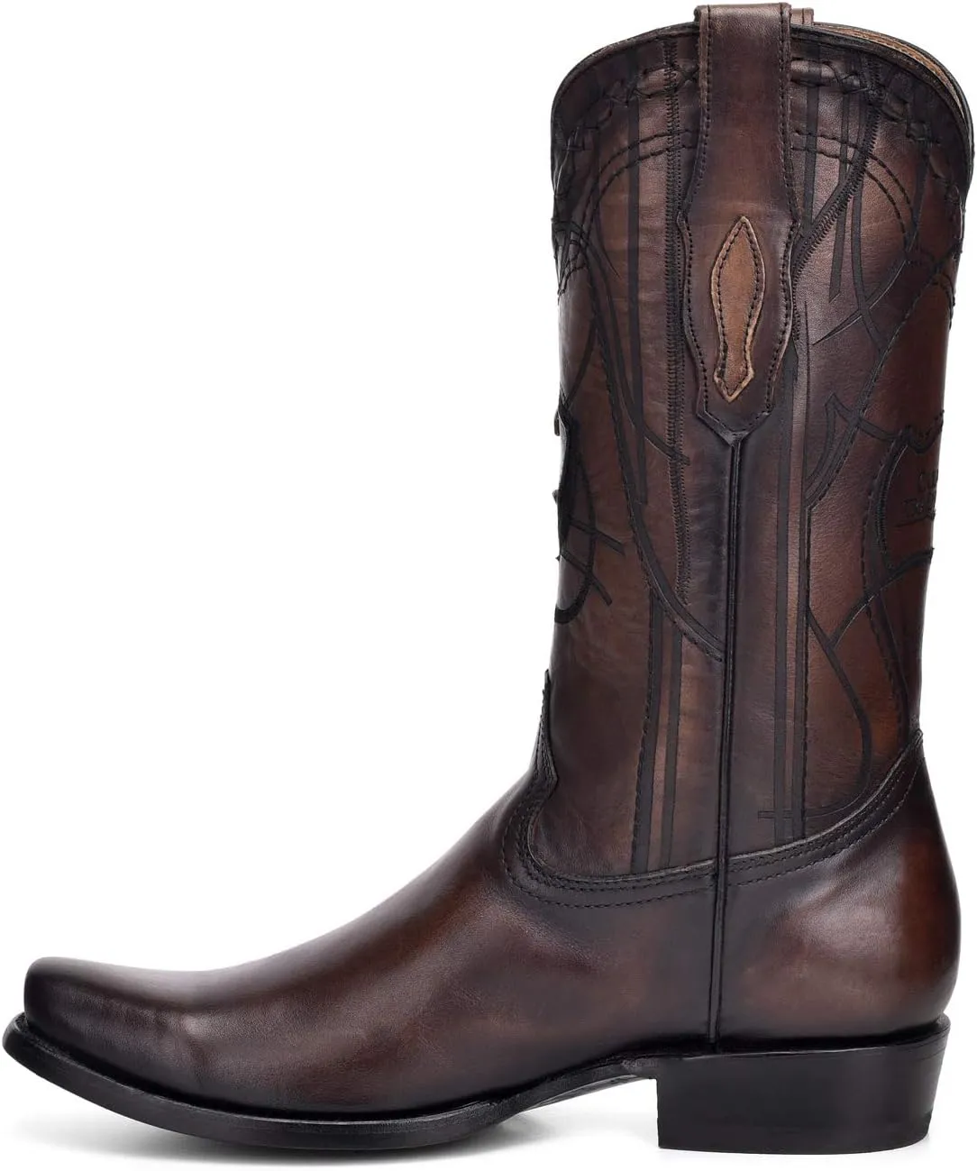 Cuadra Men's Western Boot in Genuine Leather Brown